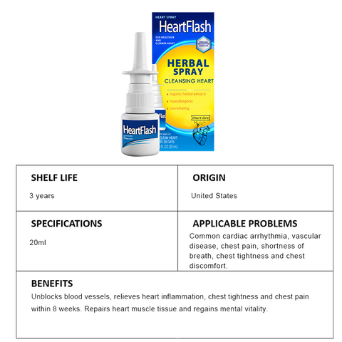 HeartFlash® Organic Herbal Heart Cleansing Spray