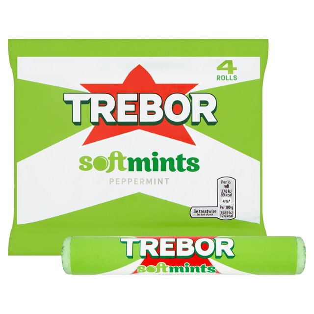 Trebor Softmints Peppermint Mint Rolls