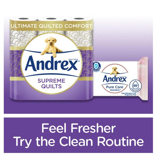 Andrex Supreme Quilts Toilet Roll - 9 Rolls