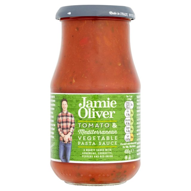 Jamie Oliver Tomato & Mediterranean Vegetable Pasta Sauce