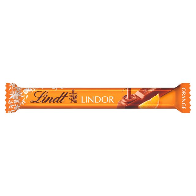 Lindt Lindor Milk Orange Chocolate Bar