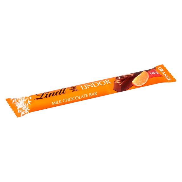 Lindt Lindor Milk Orange Chocolate Bar