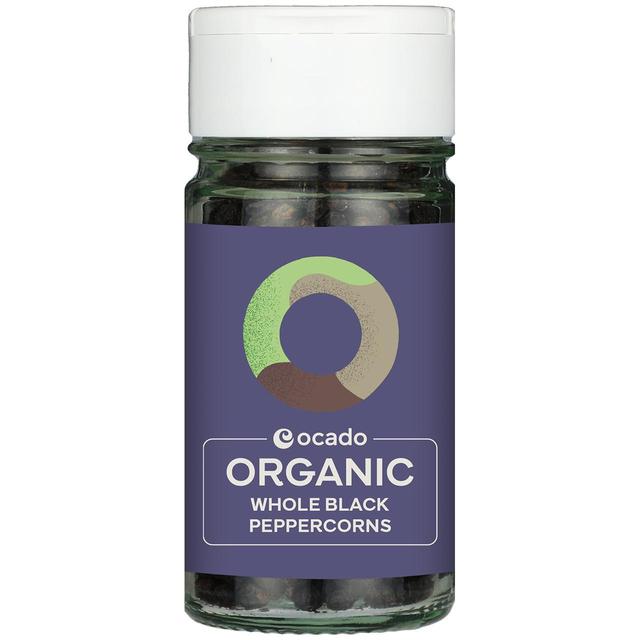 Ocado Organic Whole Black Peppercorns