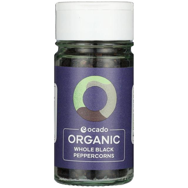 Ocado Organic Whole Black Peppercorns