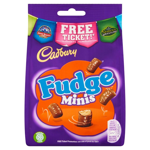 Cadbury Fudge Minis Chocolate Bag