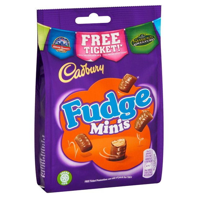 Cadbury Fudge Minis Chocolate Bag