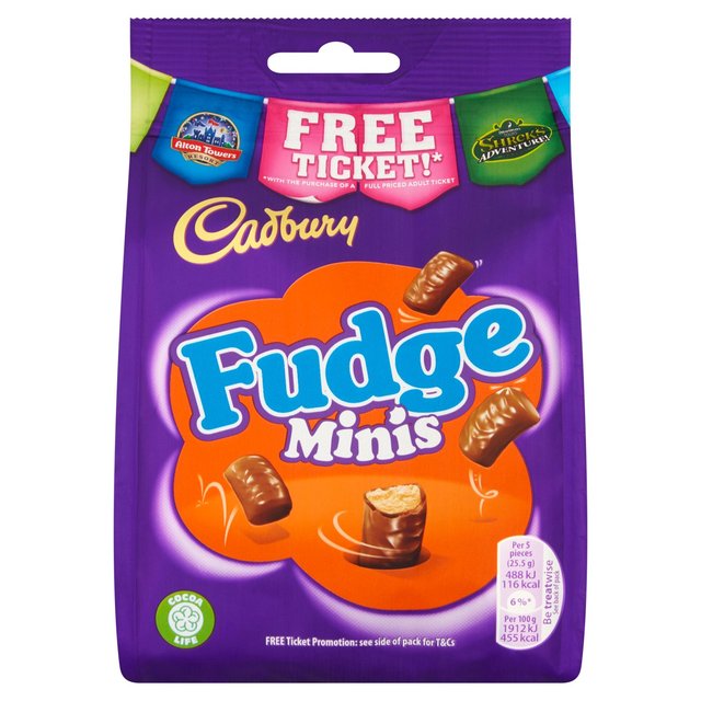 Cadbury Fudge Minis Chocolate Bag