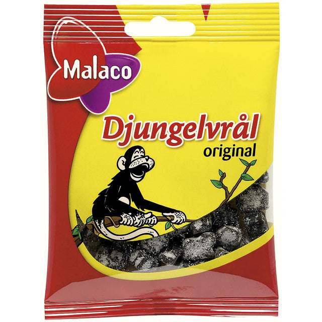 Malaco Djungelvral Supersalty Liquorice