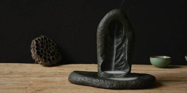 Backflow incense burner