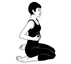 Japanese sitting pose