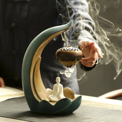 Buddha Backflow Incense Burner