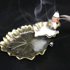 Lotus Copper Incense Burner