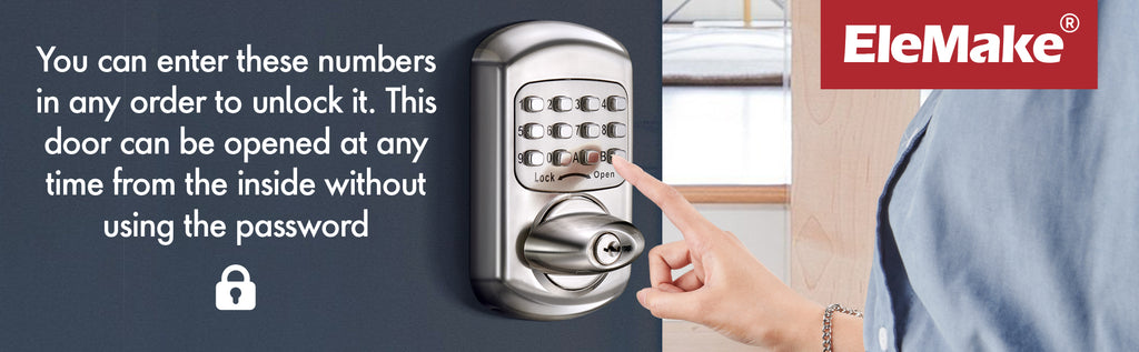 Unordered password Door Lock