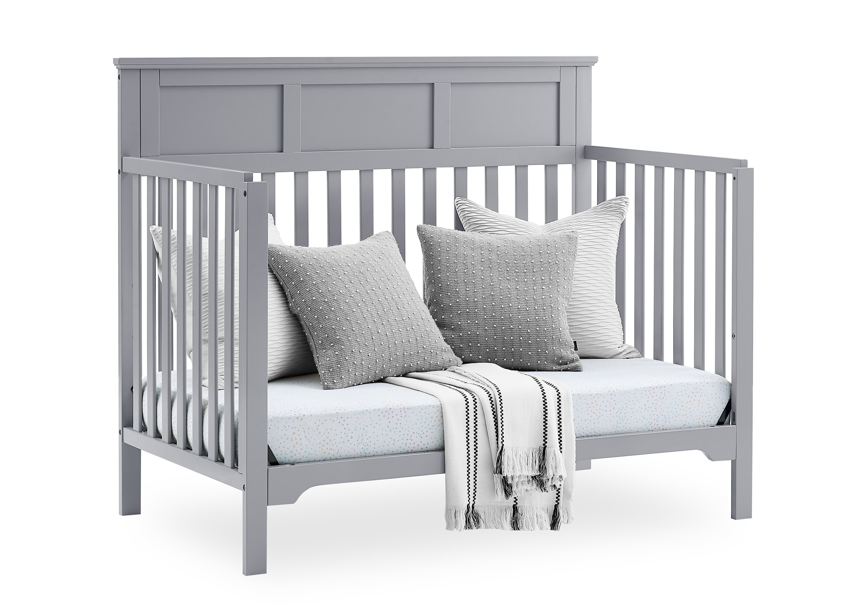 Sweet Beginnings Hart Flat Top 6-in-1 Convertible Crib