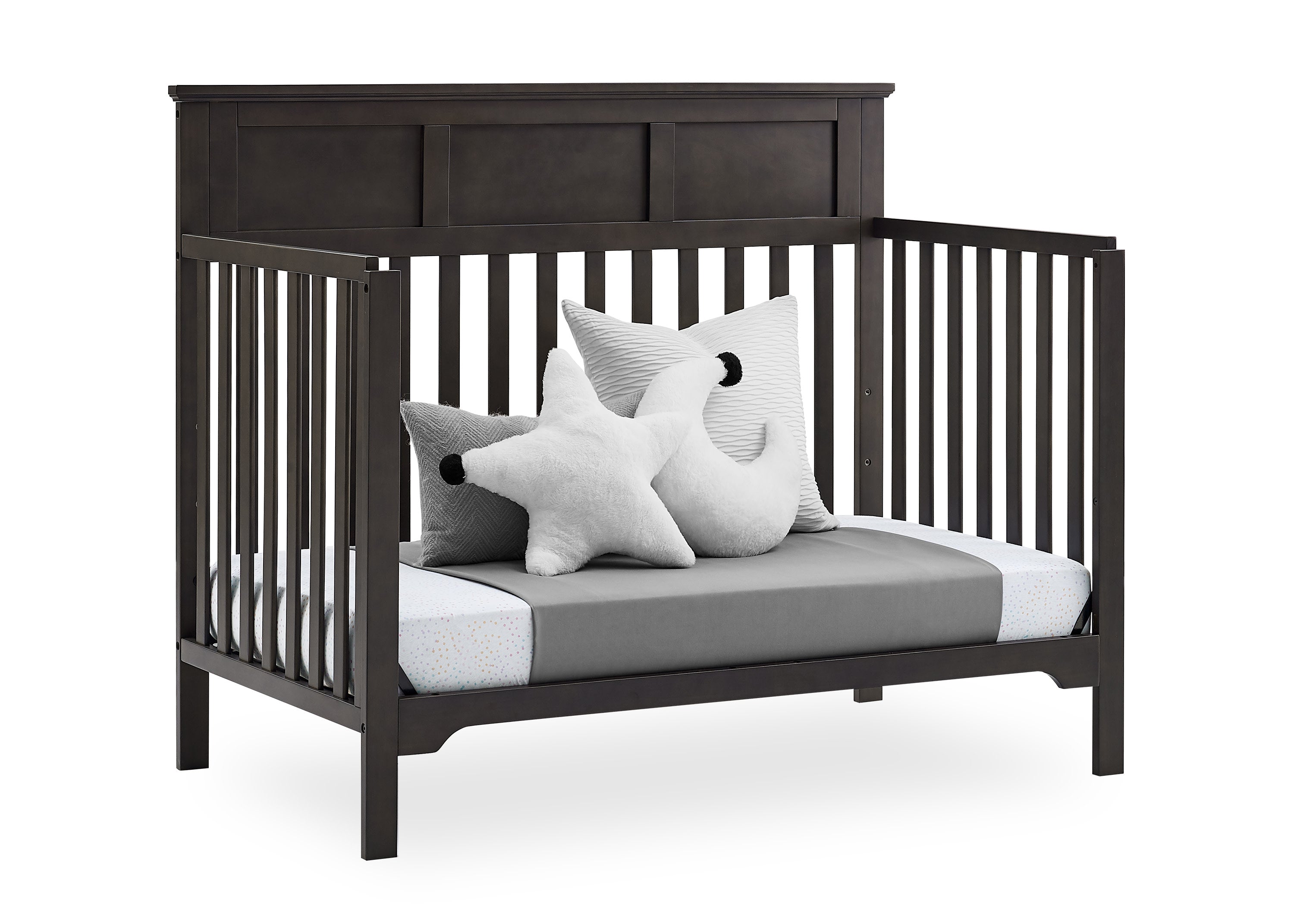 Sweet Beginnings Hart Flat Top 6-in-1 Convertible Crib