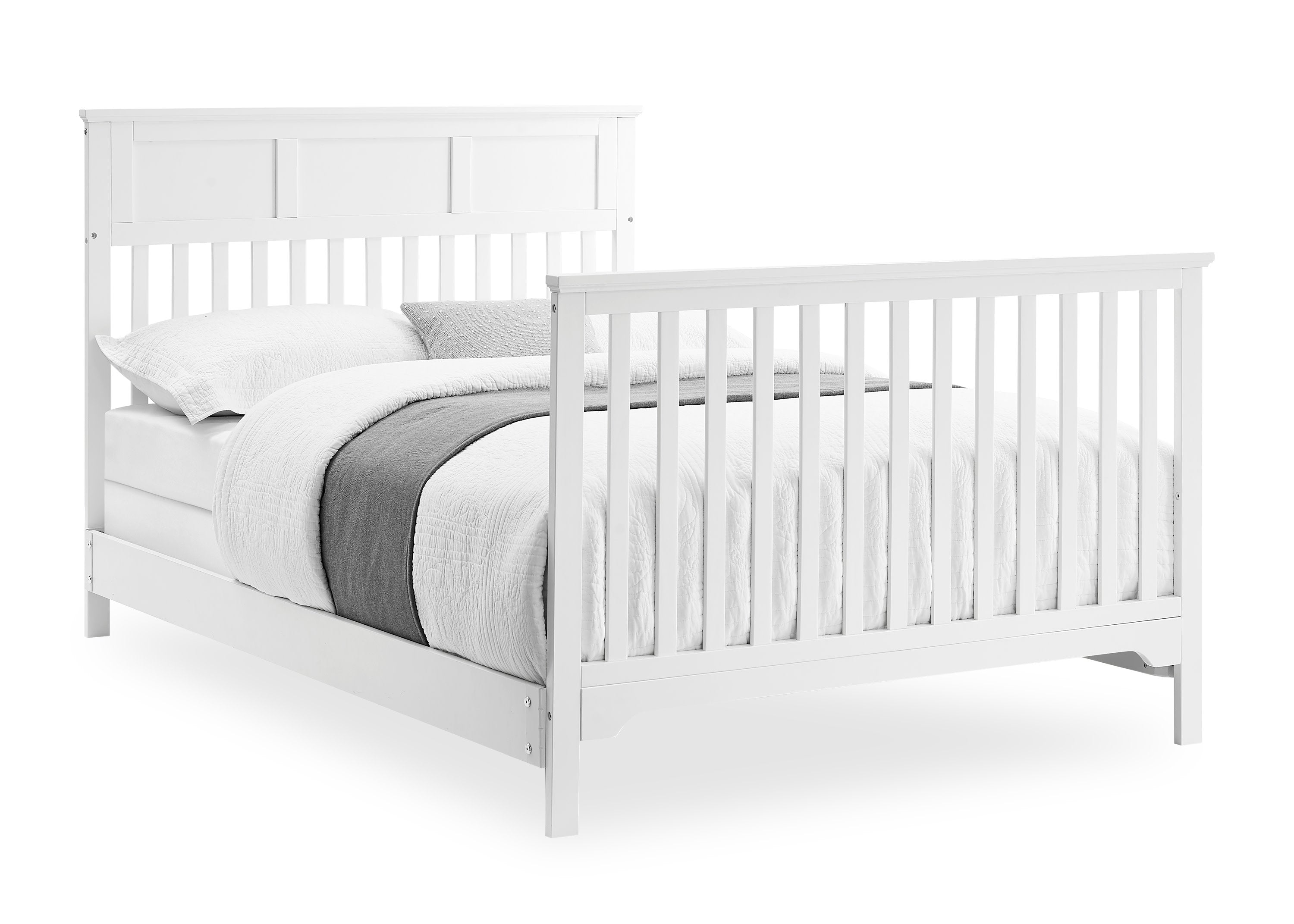 Sweet Beginnings Hart Flat Top 6-in-1 Convertible Crib