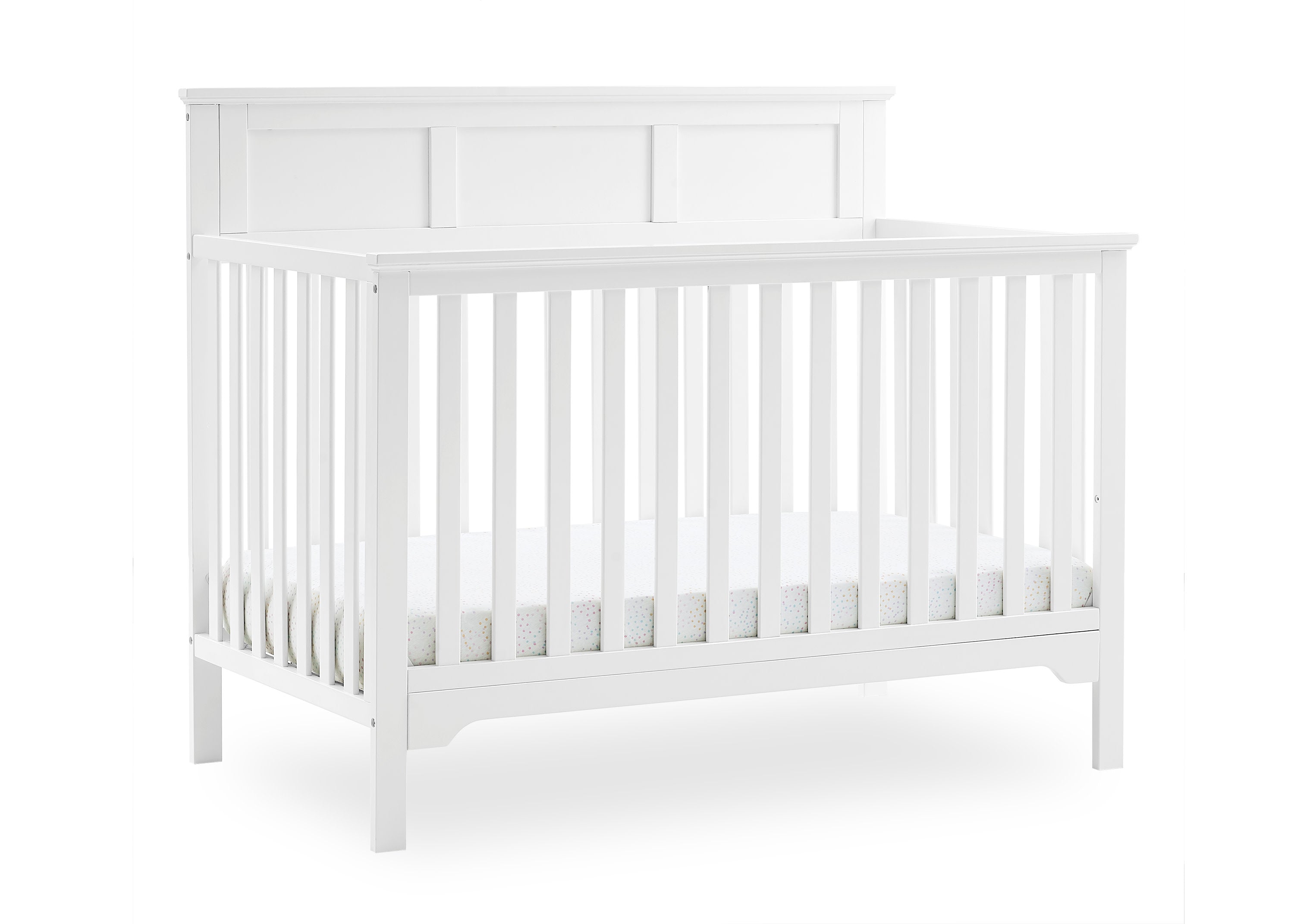 Sweet Beginnings Hart Flat Top 6-in-1 Convertible Crib