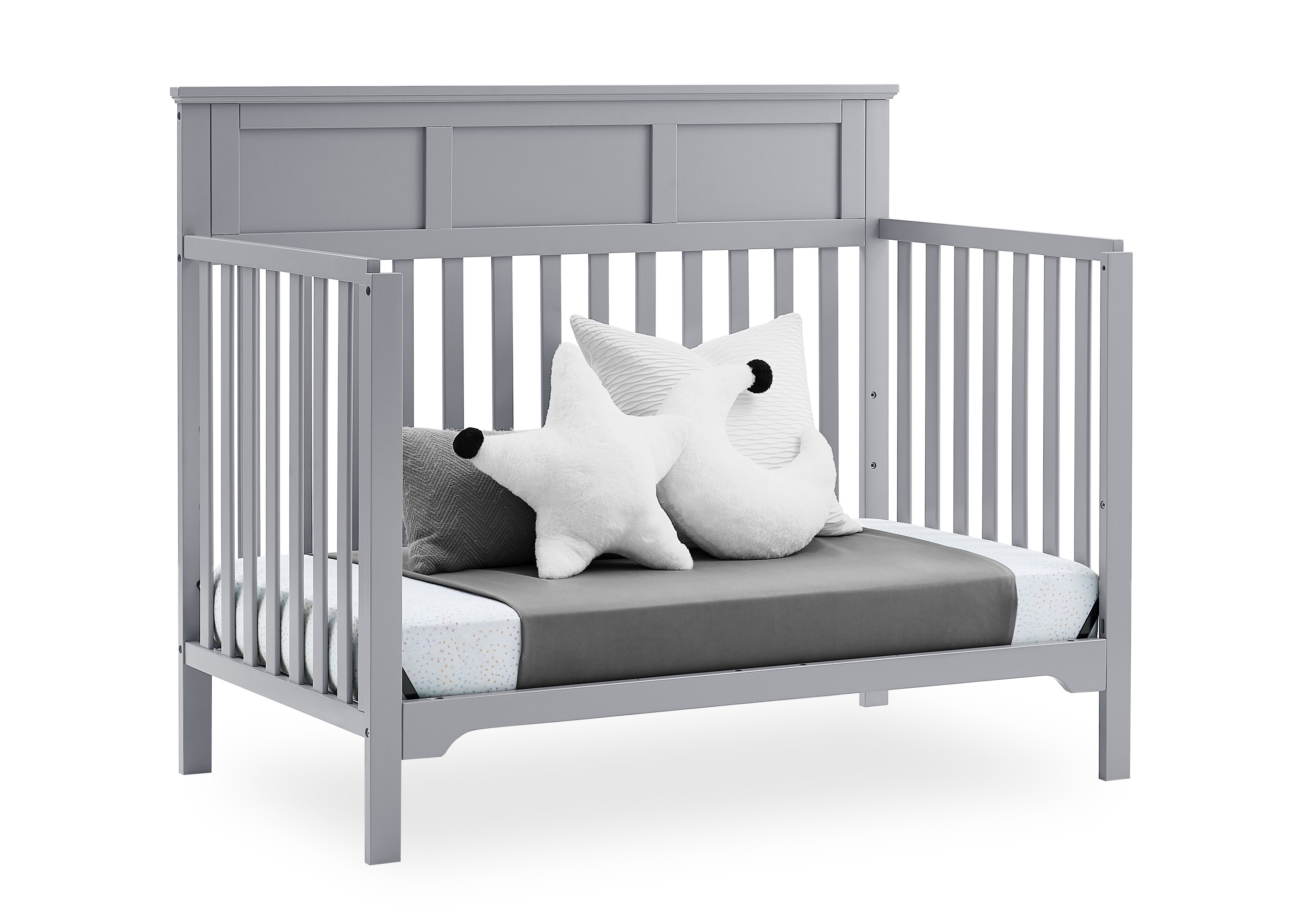 Sweet Beginnings Hart Flat Top 6-in-1 Convertible Crib