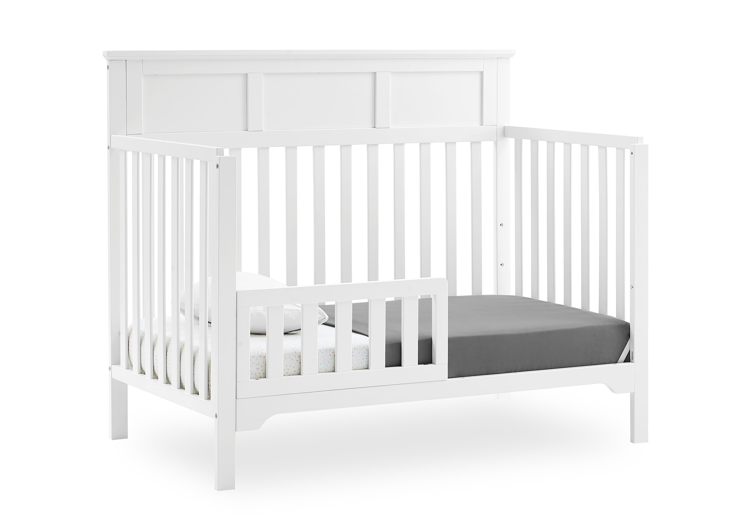 Sweet Beginnings Hart Flat Top 6-in-1 Convertible Crib