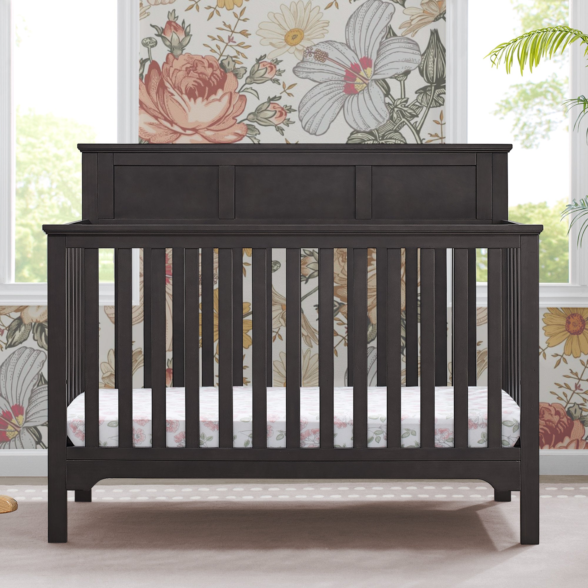 Sweet Beginnings Hart Flat Top 6-in-1 Convertible Crib