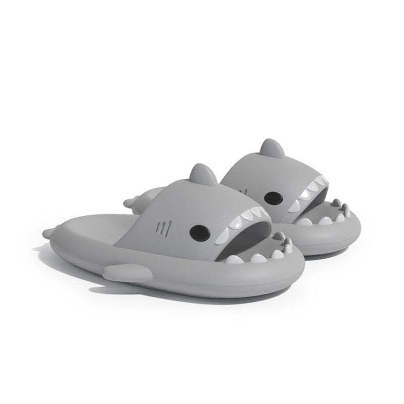 Owlaky Shark Summer couple slippers
