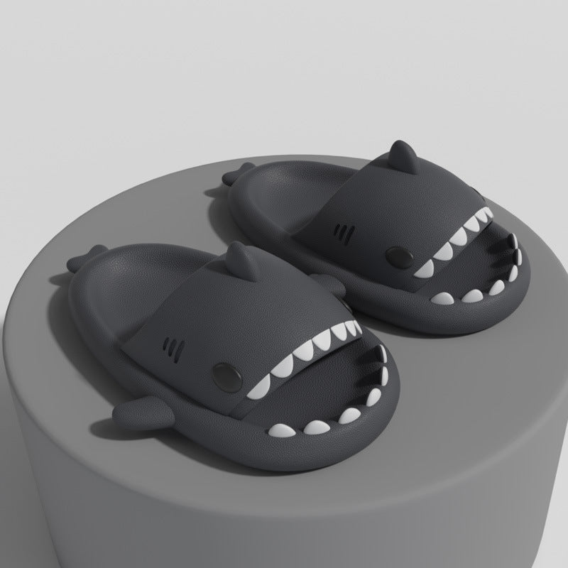 Owlaky Shark Summer couple slippers