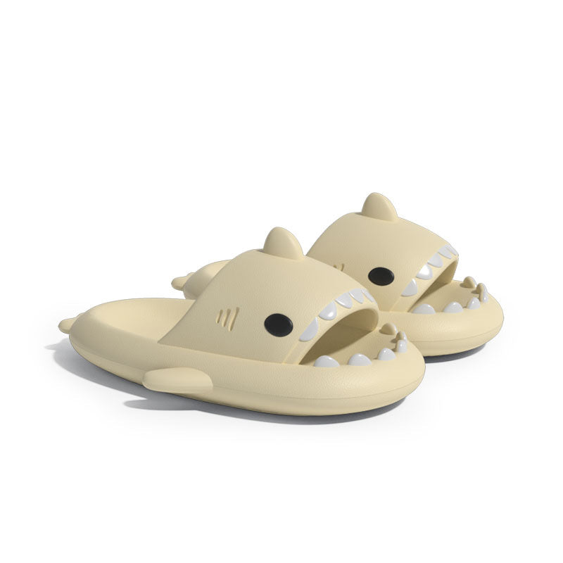 Owlaky Shark Summer couple slippers