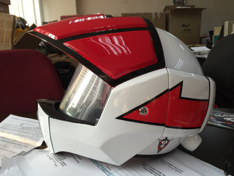 Red Robotech Macross Helmet