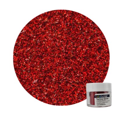 Techno Glitter Hollywood Red 5g