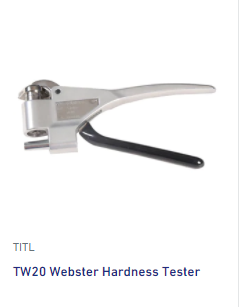 Webster hardness