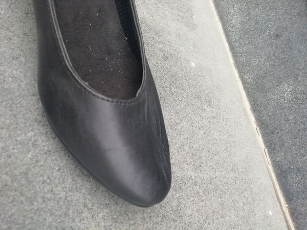 Latin dance shoes and leather shoes