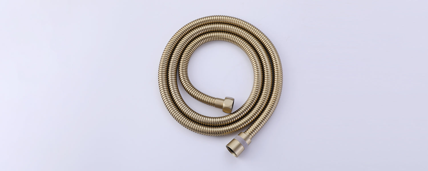 Stainless Steel Gold Shower Hose