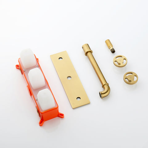 Wall Mount Bathroom Faucet 2 Handle Industrial Sink Mixer Faucet RB1136 18 Wall Mount Bathroom Faucet 2 Handle Industrial Sink Mixer Faucet RB1136 -Cheap RBrohant Store RB1136