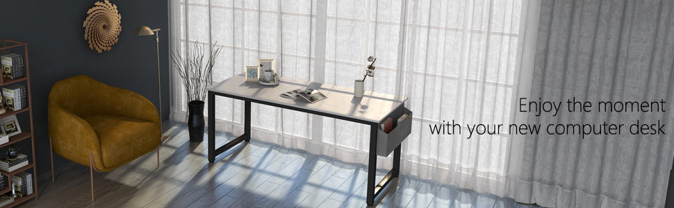 White desk