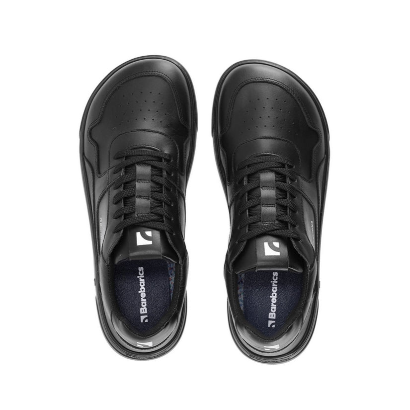 Barebarics Zing Leather Sneaker - All Black 45 - Like New