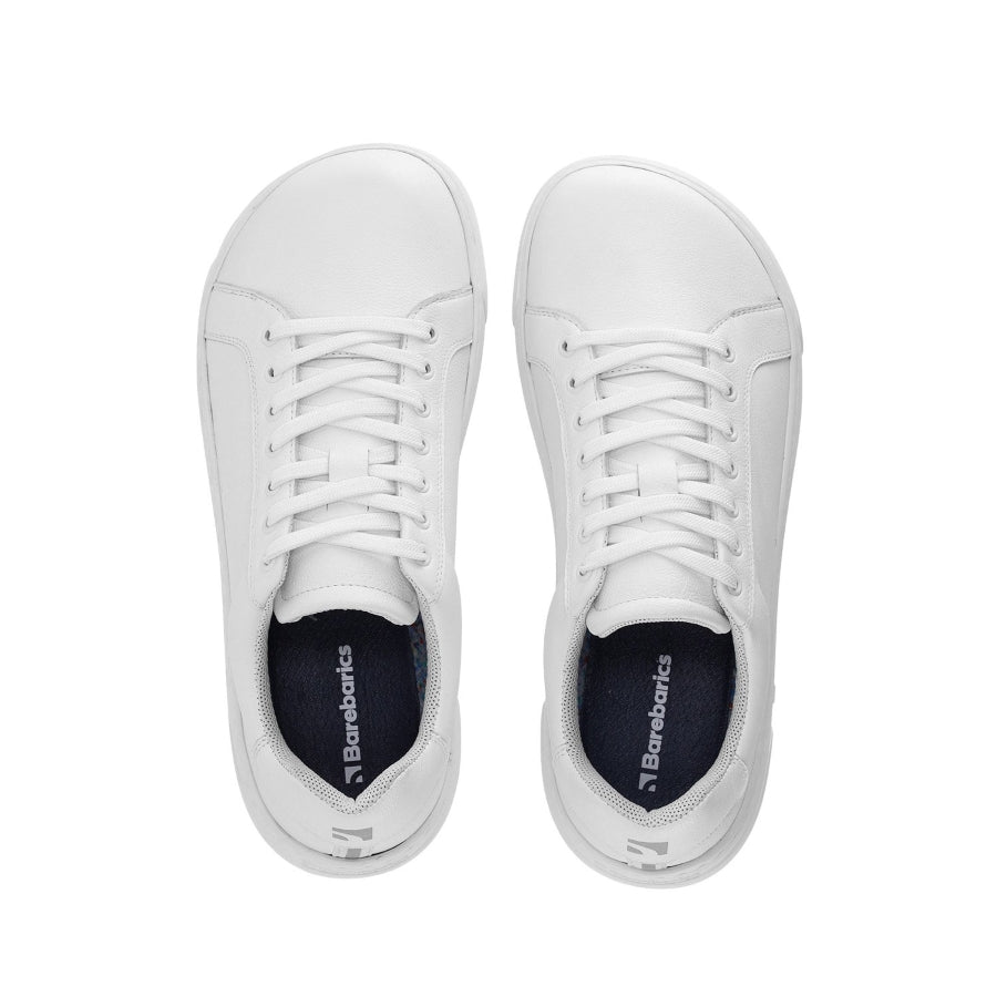 Barebarics Zoom Leather Sneaker - All White 47 - Like New