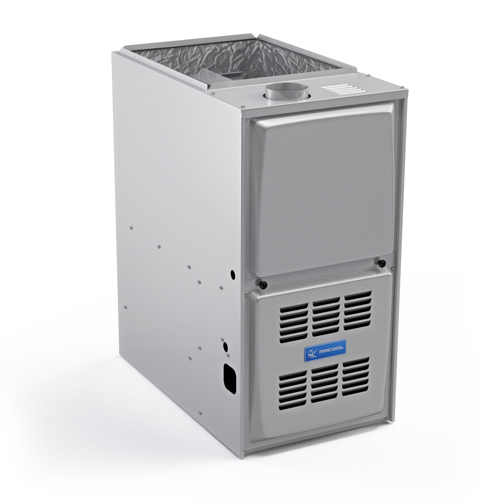 MRCOOL Signature Series - Central Air Conditioner & Gas Furnace Split System - 1.5 Ton, 16 SEER, 18K BTU, 80% AFUE - 14.5-Inch Cabinet - Horizontal