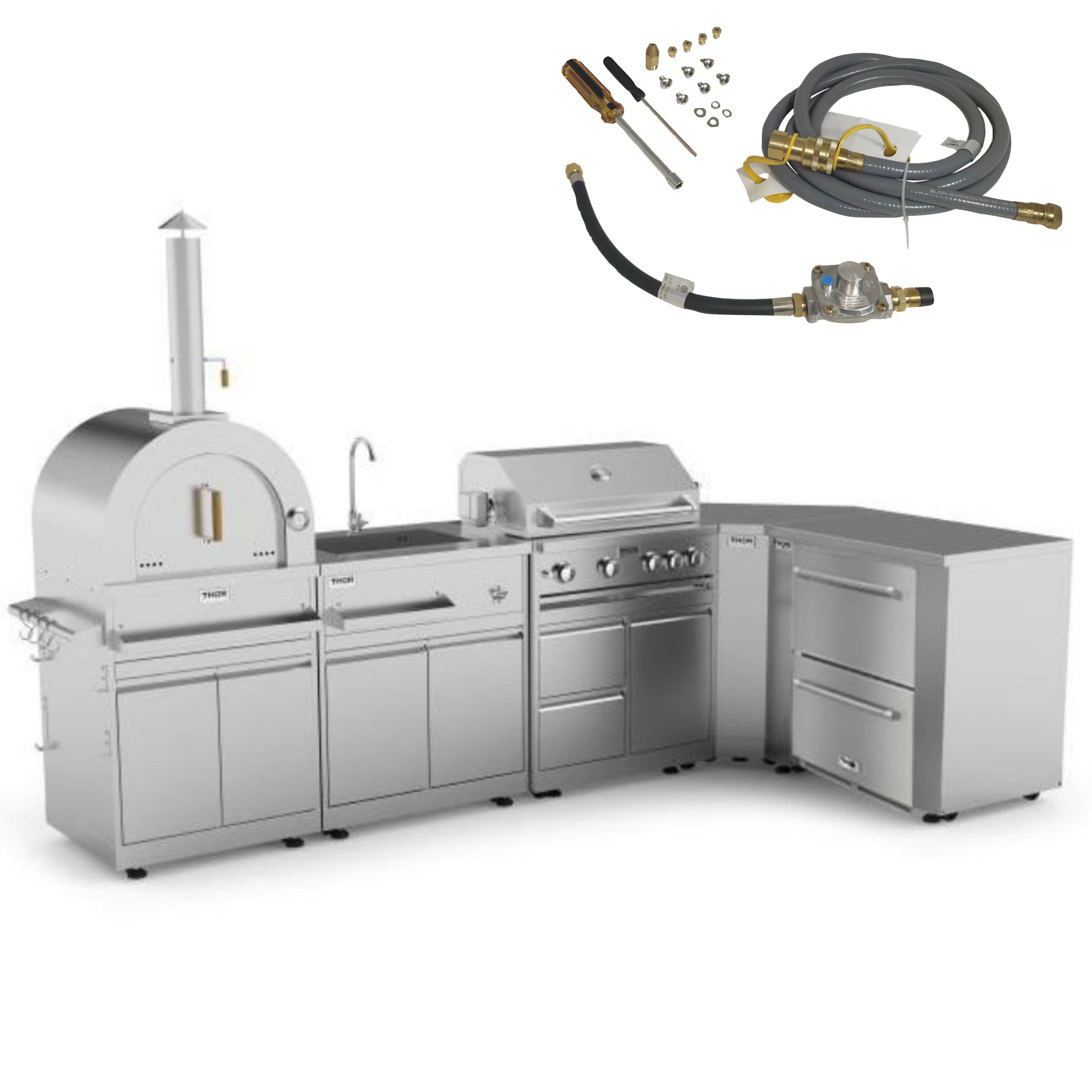 Thor Kitchen Outdoor Kitchen Grill Package