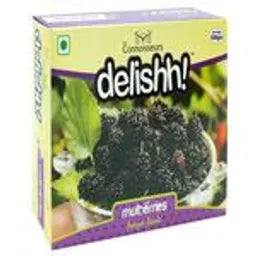 Delishh Mulberries - Frozen Fresh, 500 g Box