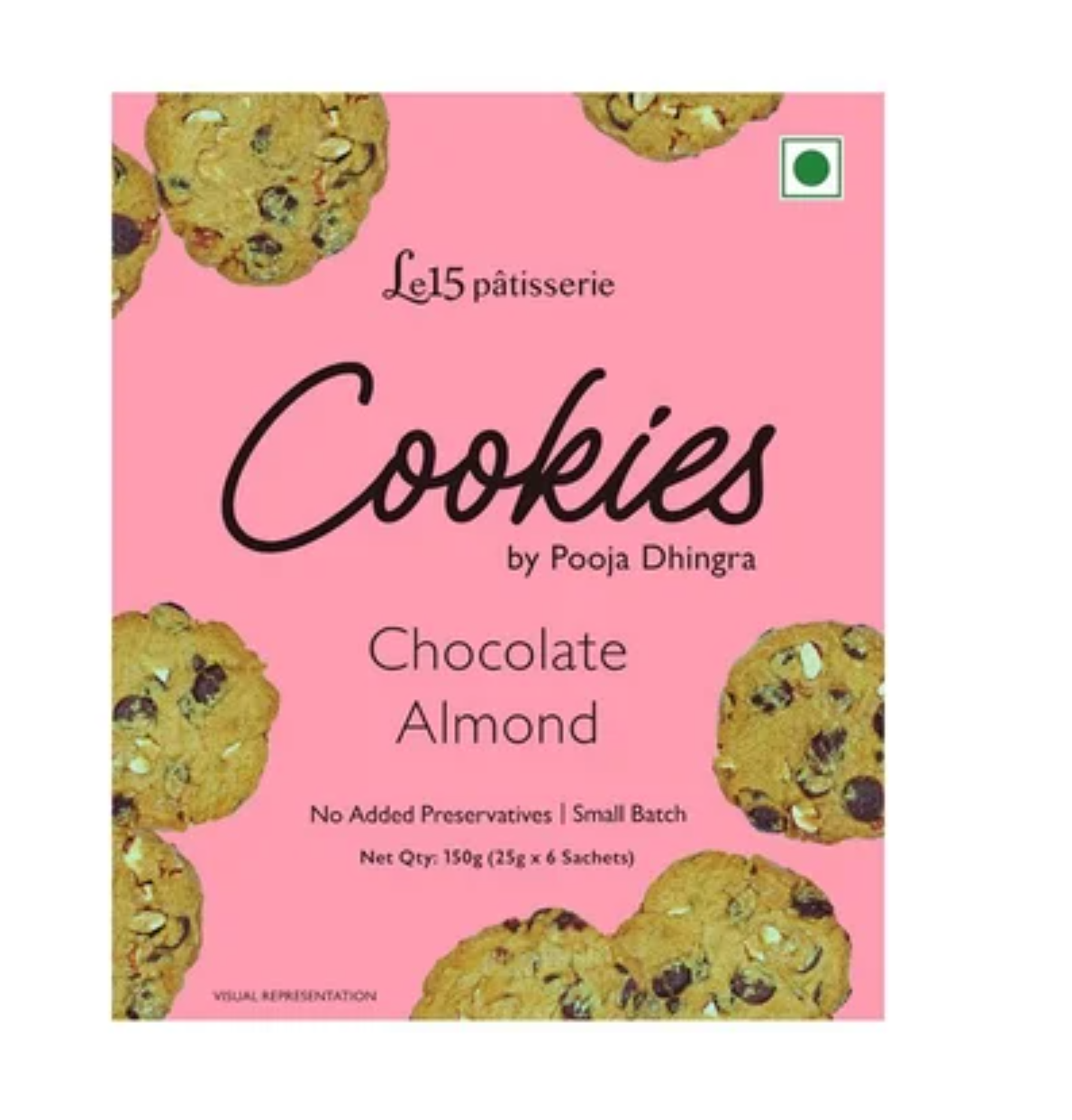 Le15 Patisserie Chocolate Almond Cookies - 150GM