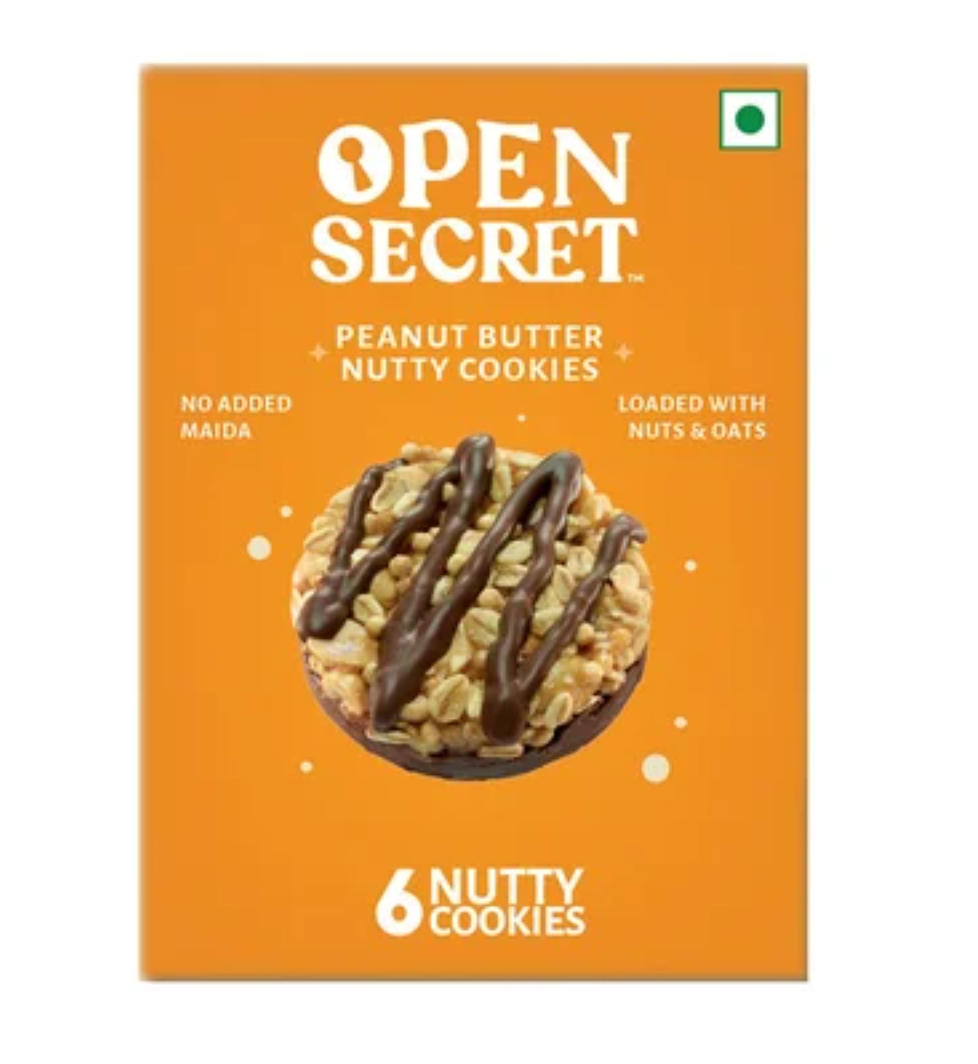 Open Secret Peanut Butter Nutty Cookies - 75GM