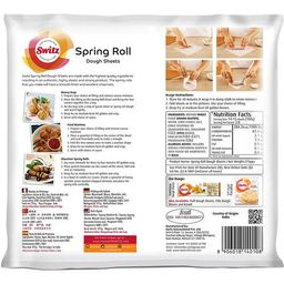 Switz Spring Roll Sheets - 6X6, 40 pcs Pouch