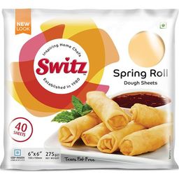 Switz Spring Roll Sheets - 6X6, 40 pcs Pouch