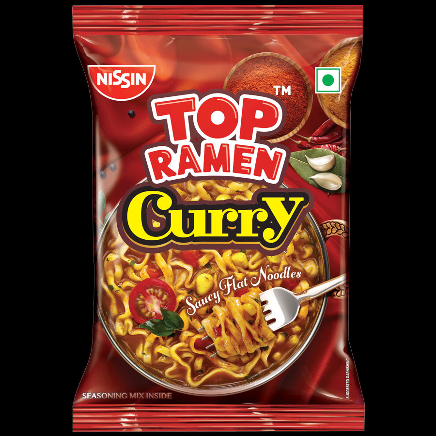 Top Ramen Noodles - Curry Veg, 70 g Pouch
