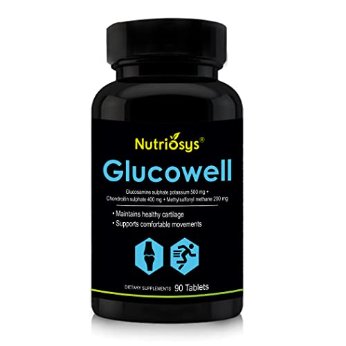 Nutriosys Glucowell Glucosamine, Chondroitin and MSM 500mg - 90 Tablets