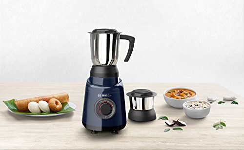 Bosch TrueMixx Joy Mixer Grinder MGM2123DIN, 500 W 2 Jars (Dark Blue)