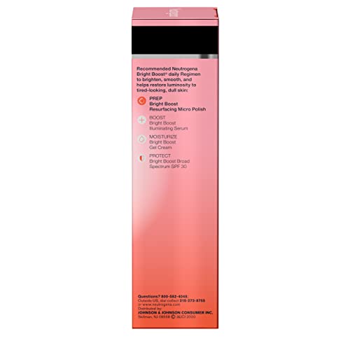 Neutrogena Bright Boost Micro Polish, 3x power than normal scrub, powered by neoglucosamine, 75g