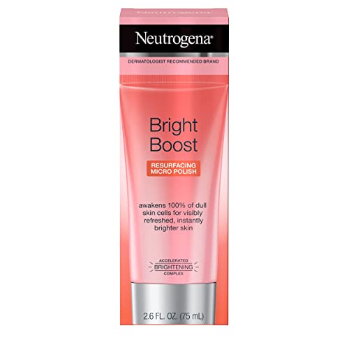 Neutrogena Bright Boost Micro Polish, 3x power than normal scrub, powered by neoglucosamine, 75g