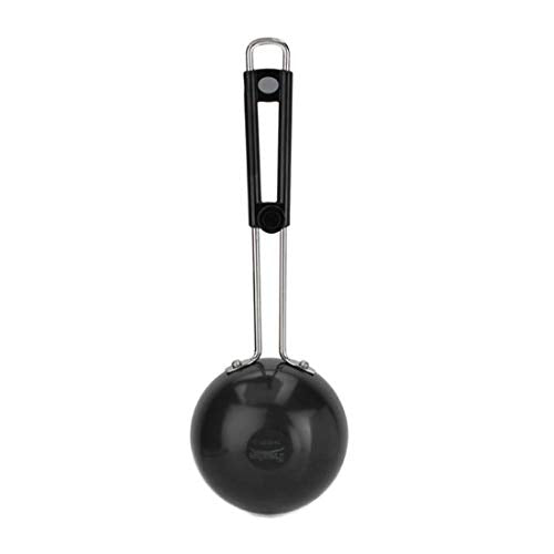 Prestige Aluminium Hard Anodised Tadka Pan, 10 cm, Black