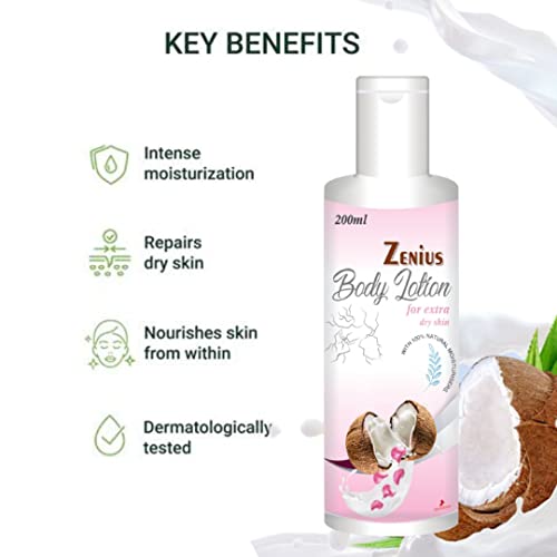 Zenius Body Lotion | Advanced Nourishing Body Lotion, For Normal to Dry skin Pack Of (1)